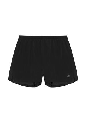 Herren 2-in-1 Laufshorts 4-Wege-Stretch Innenshorts Keine-Bounce-Taschen
