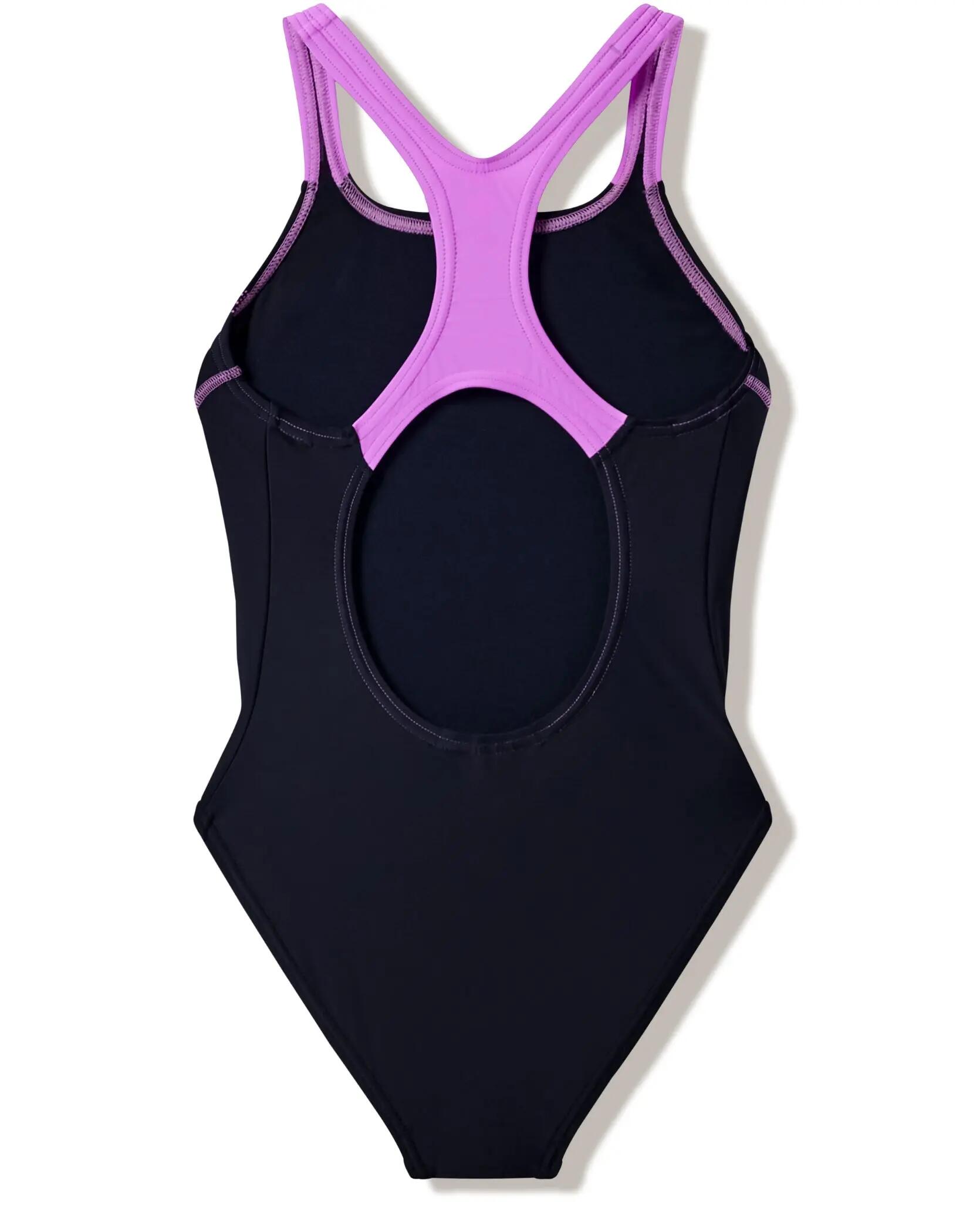 Maillot de bain 1 pièce à logo fille Speedo Medley 2/4