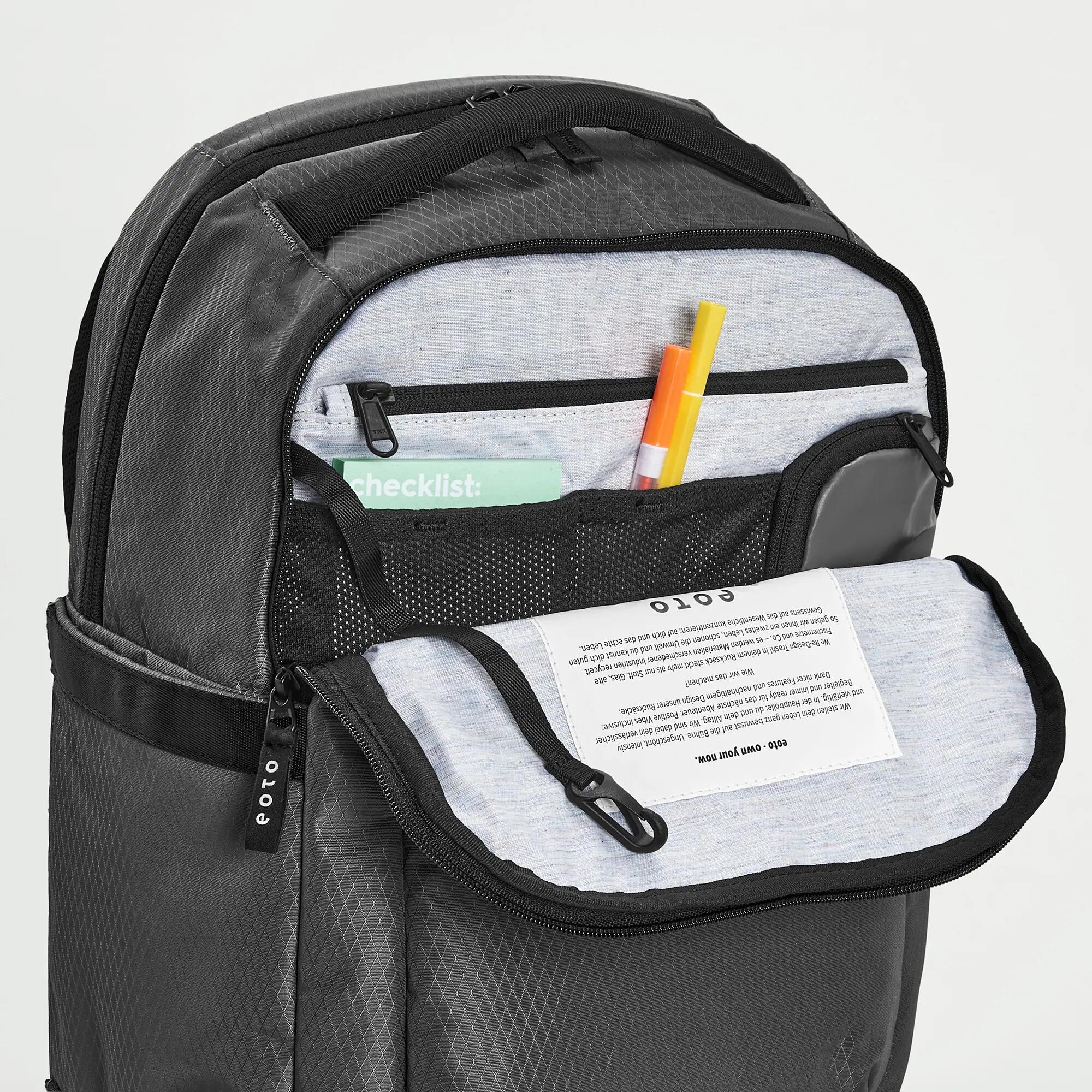 EOTO Rucksack MIDI20, Daypack, ergonomisch, nachhaltig, 20 L 7/8