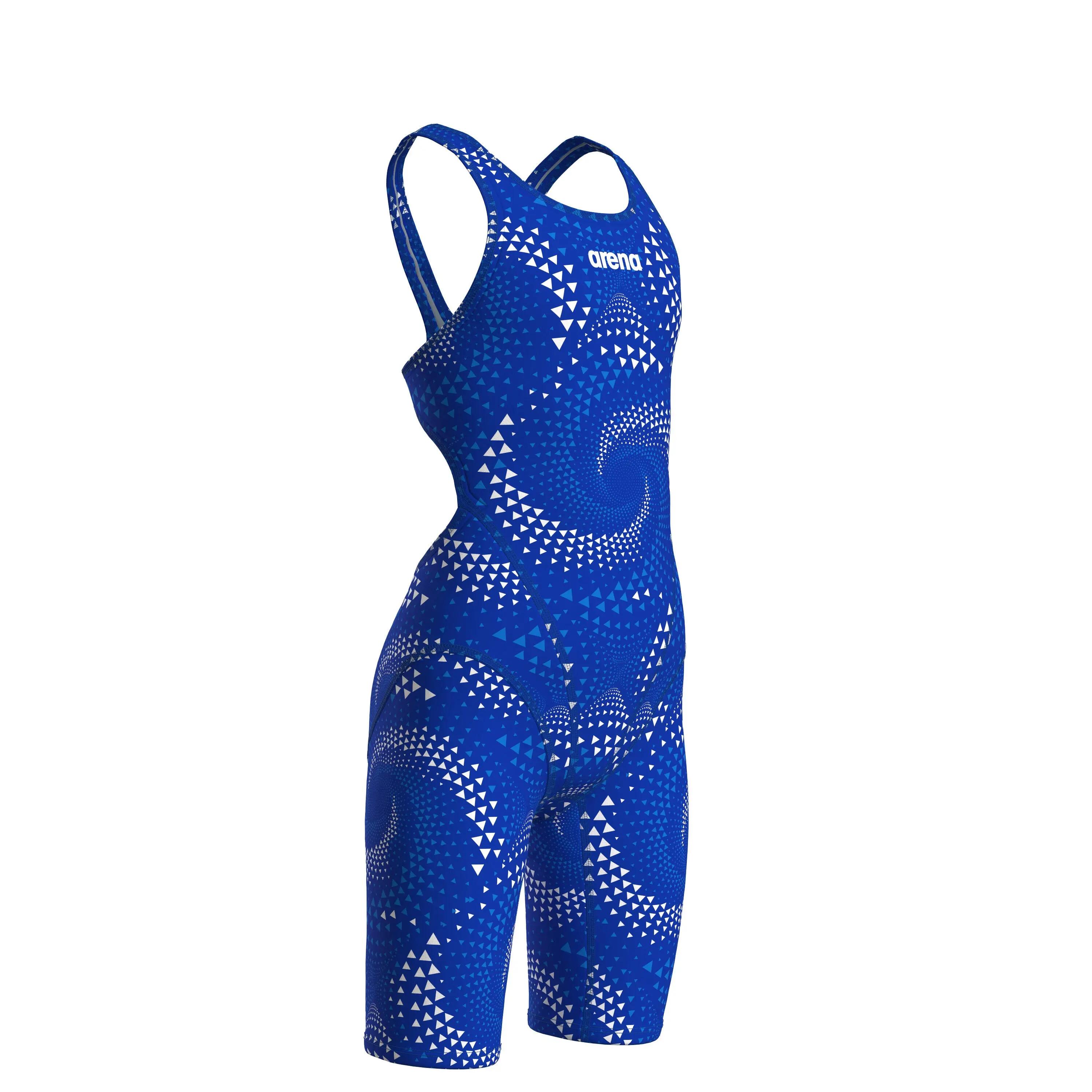 Maillot de bain Arena Printed Full Body Fille Noir Team Royal 2/4