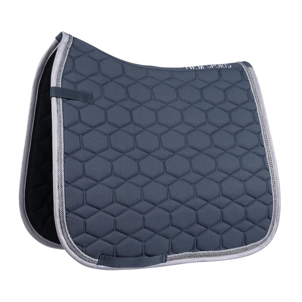 Dressage saddle pad for horses HKM Crystal Fashion