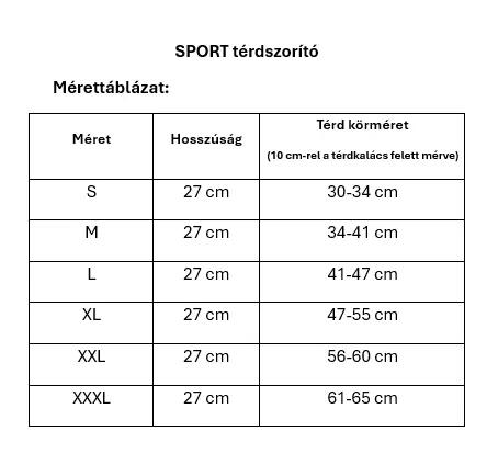 Térdszorító, SPORT 2/2