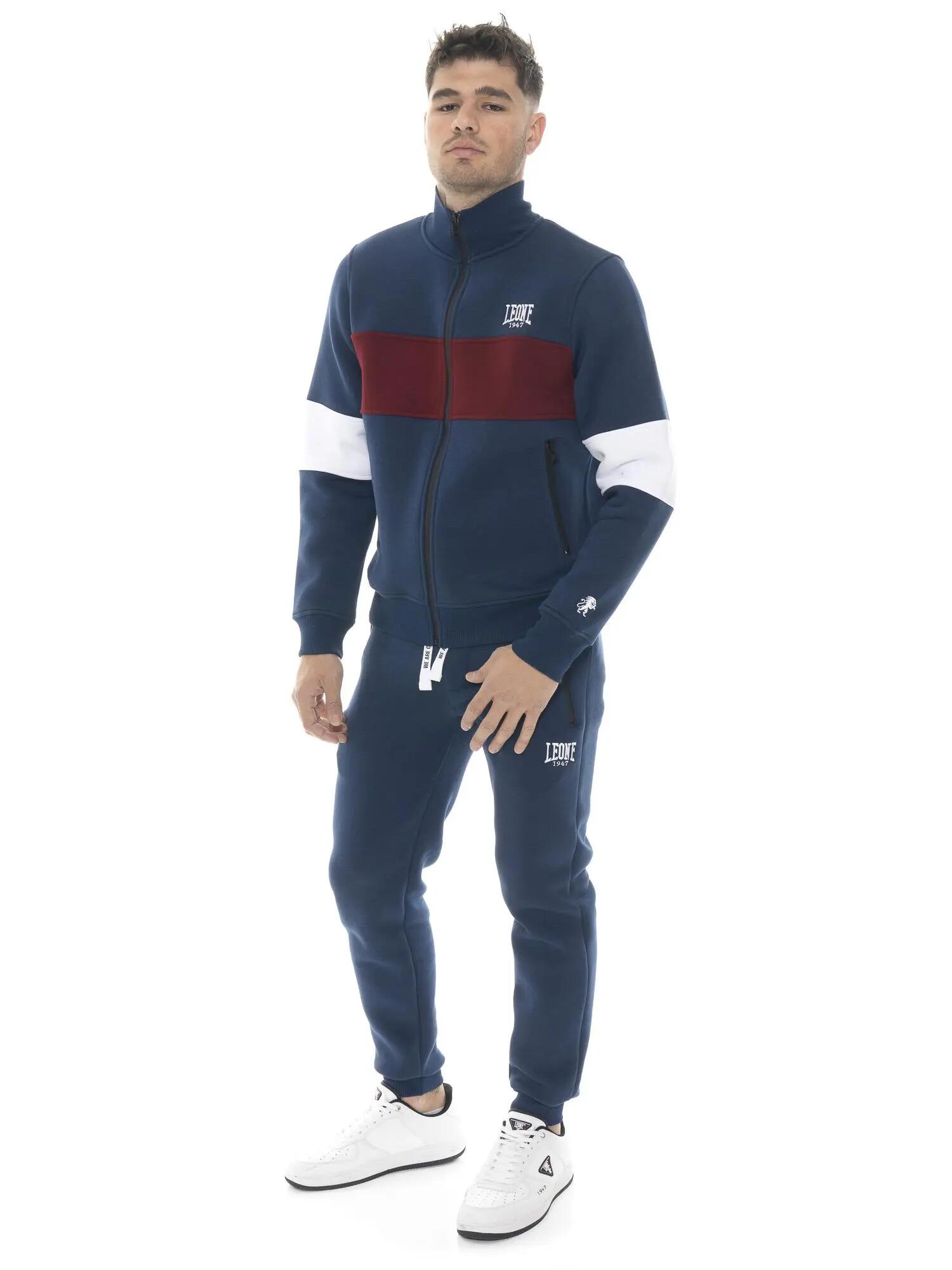 Bluza męska Leone 1947 Apparel Soft Basic ze stójką i zamkiem na zimę 2/5