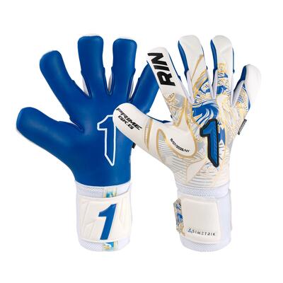 Guanti da portiere Calcio Rinat Bambino Asimetrik Prime Erba naturale