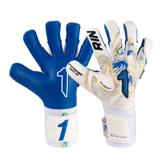 Guanti da portiere Calcio Rinat Bambino Asimetrik Prime Erba naturale