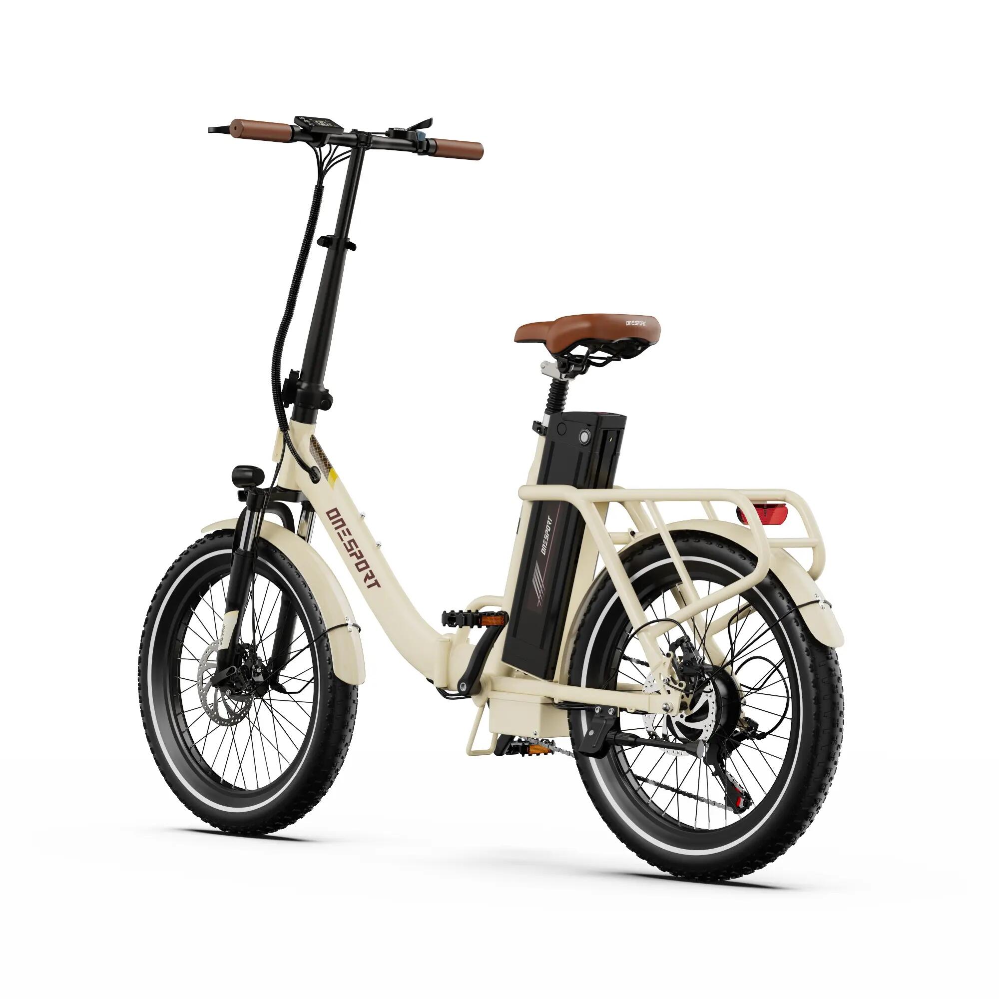 Bicicleta Eléctrica Plegable 20" ONESPORT OT16 Pro, 48V 17Ah, 40N·m 6/7