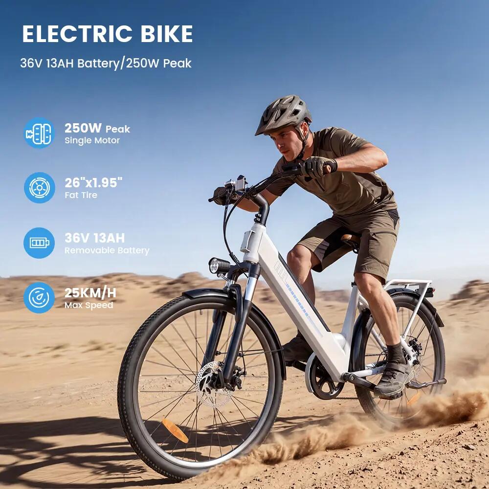 Elektryczny rower dla dorosłych iScooter UcityS 36V 13Ah bateria 15/15