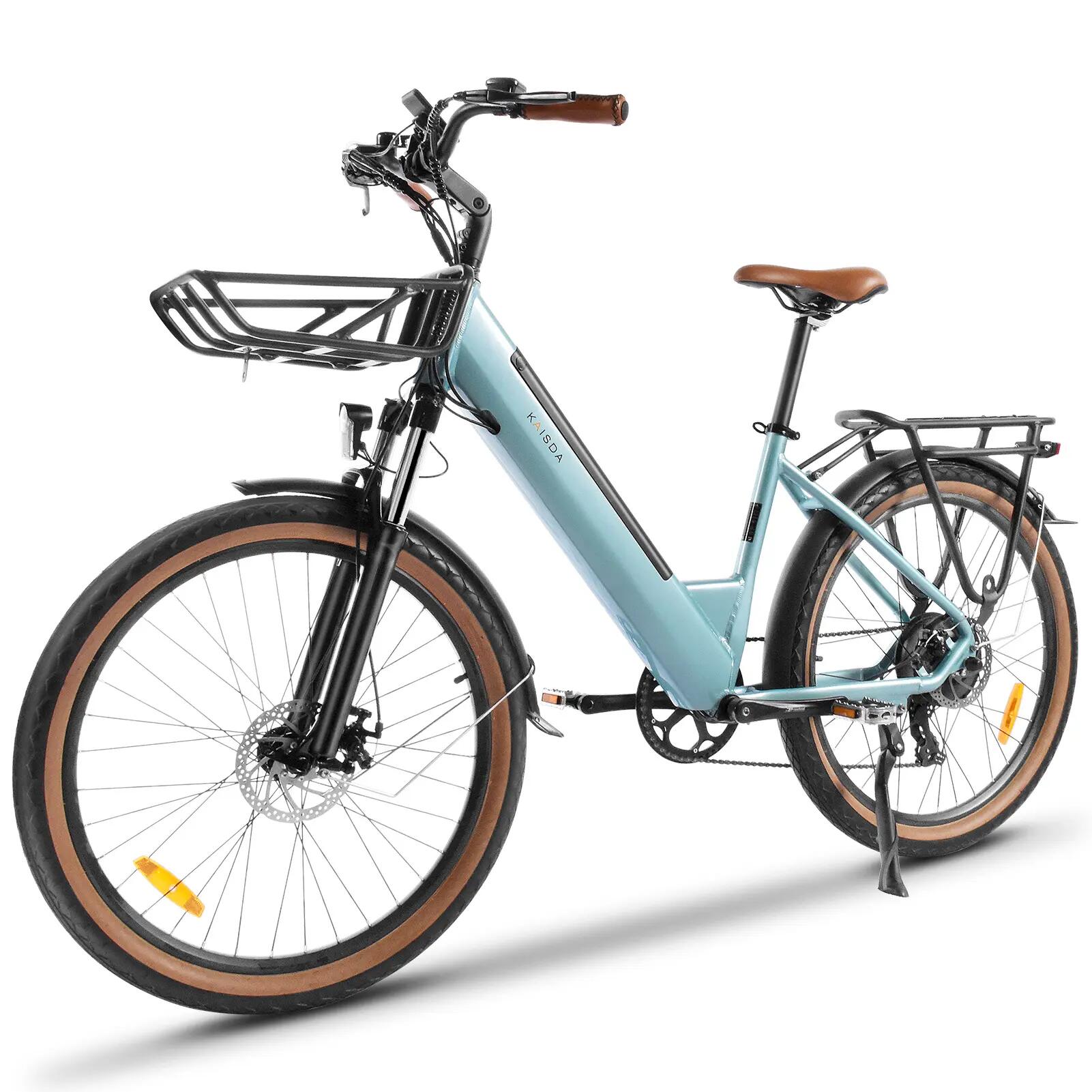 Volwassen E-Bike KAISDA K601 250W 36V 16Ah 26 inch band 2/7