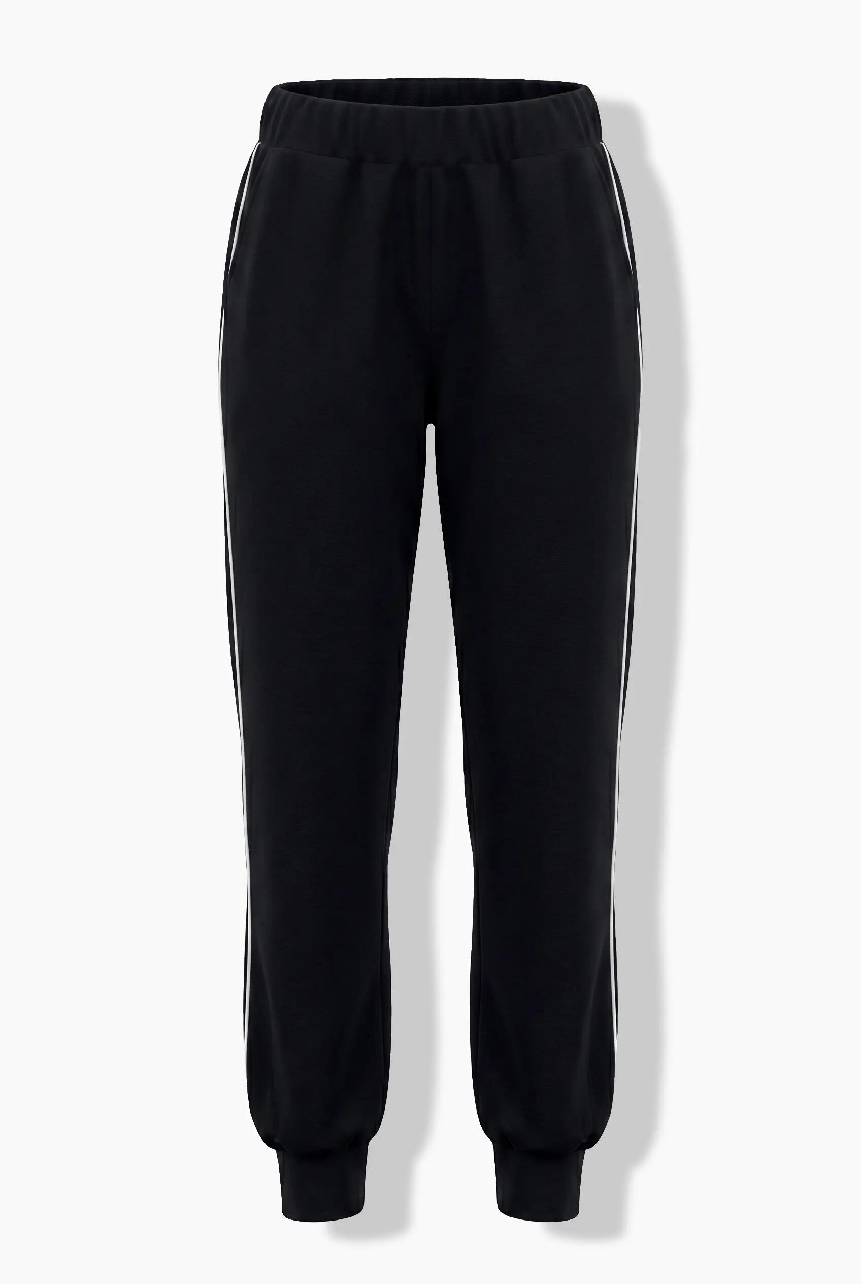 Femme Jogging avec pli fantaisie taille élastique et poches 6/6