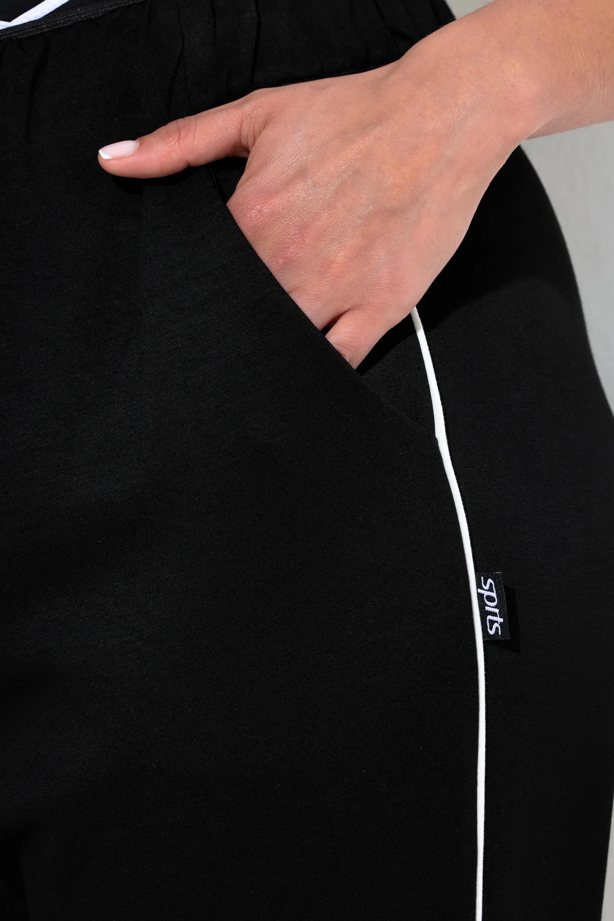 Femme Jogging avec pli fantaisie taille élastique et poches 3/6