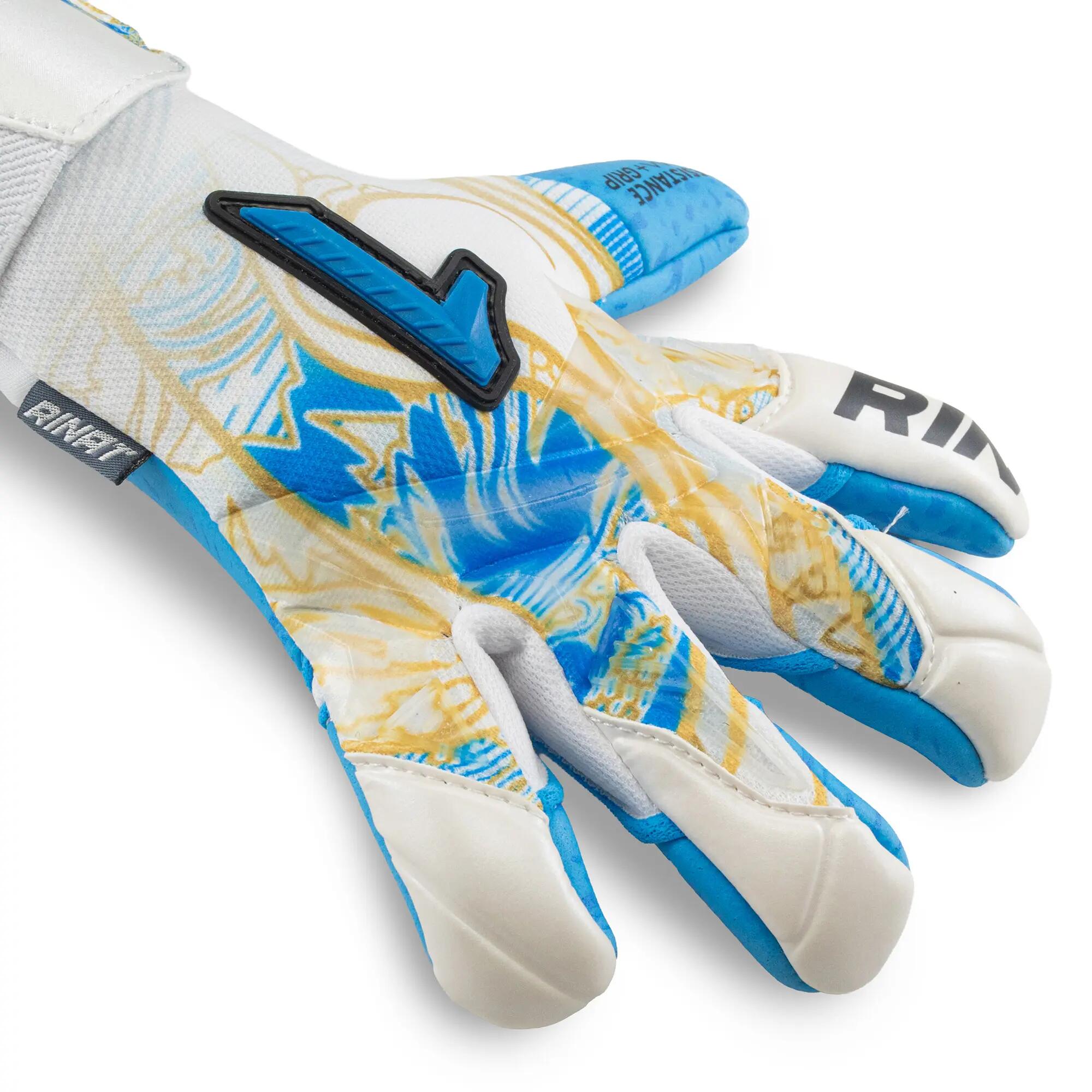 Guantes portero Fútbol Rinat Adulto Asimetrik Aero Premium Césped artificial 2/6