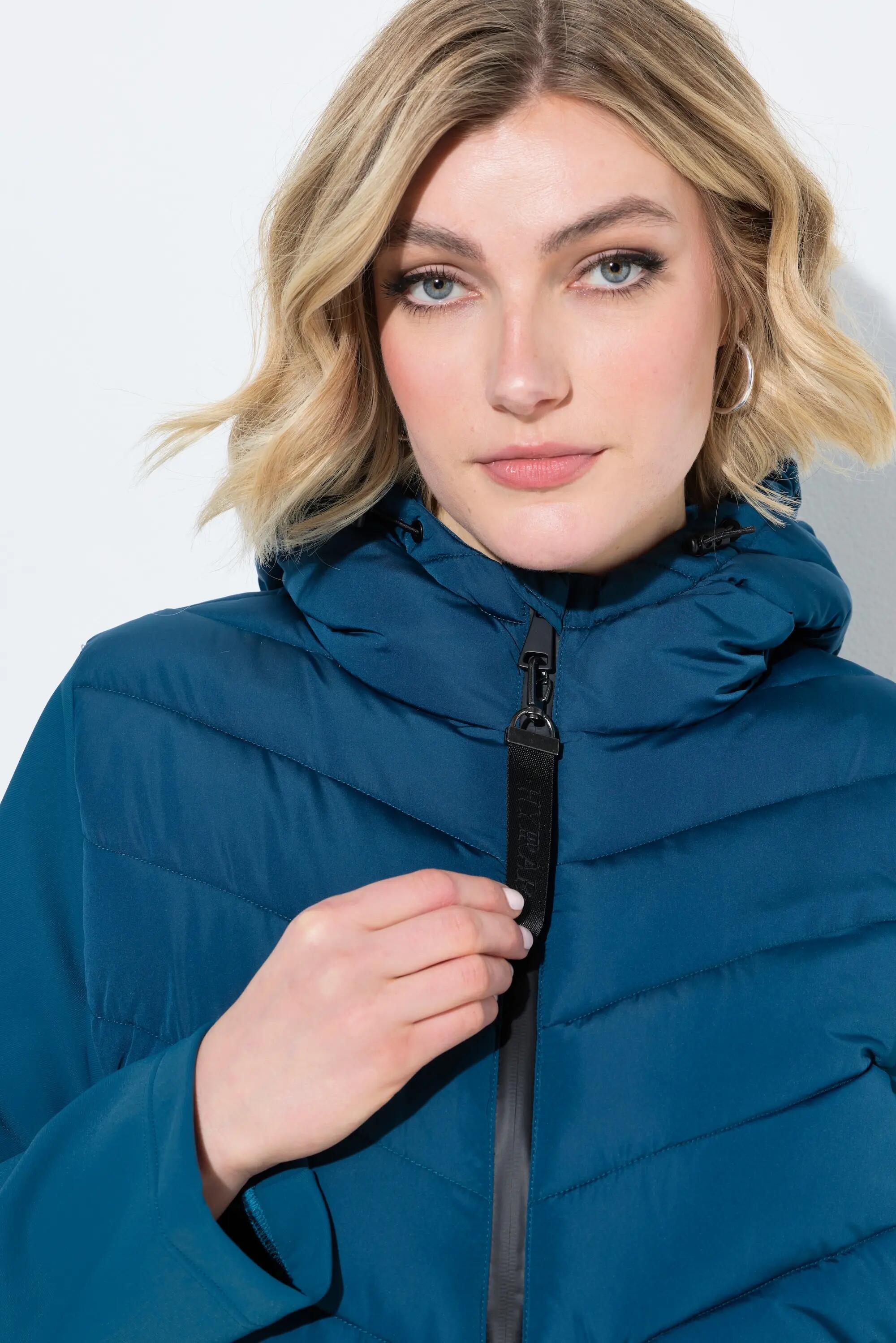 Femme Veste hybride HYPRAR mélange de matières col montant et capuche 3/6