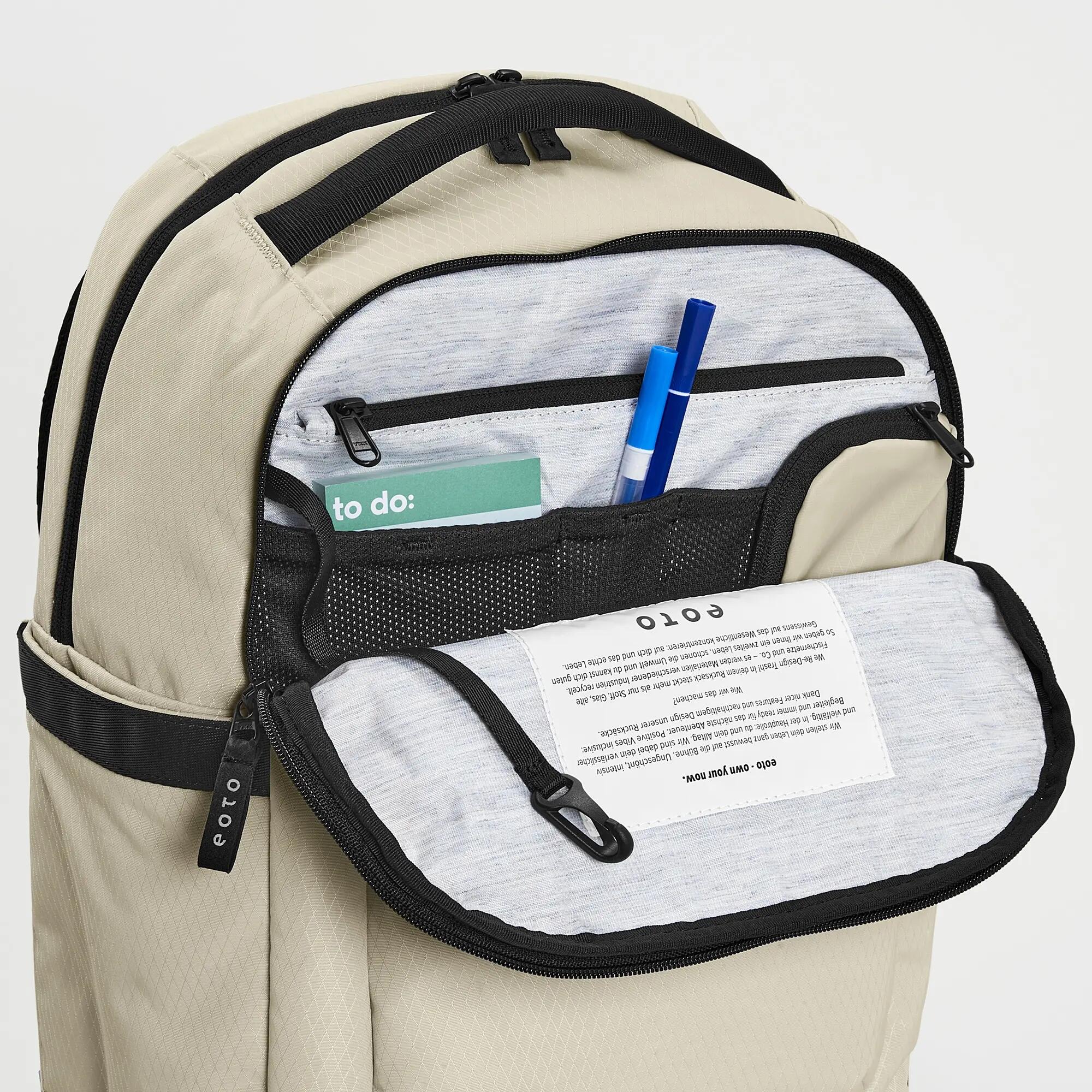 EOTO Rucksack MIDI20, Daypack, ergonomisch, nachhaltig, 20 L 7/8