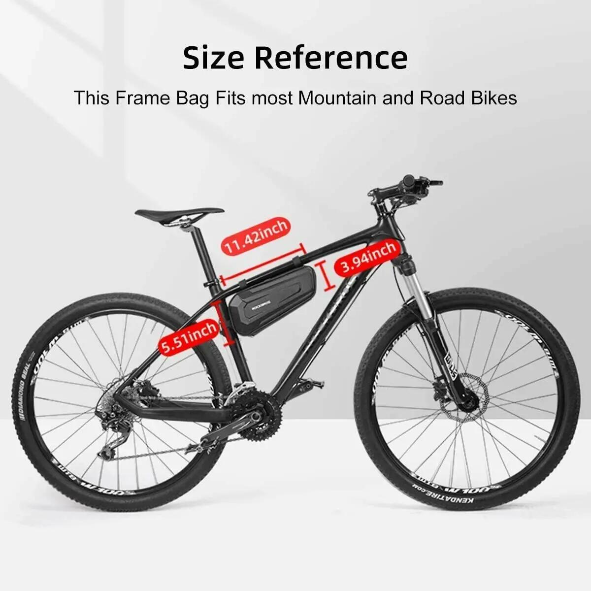 Fahrrad-Rahmentasche EVA wasserabweisend 1,5L / 2,5L – für MTB & Rennrad 7/7