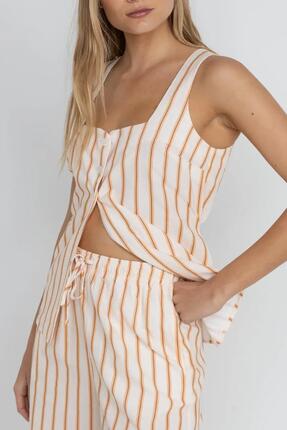 Tide Stripe Long - Veste Femme