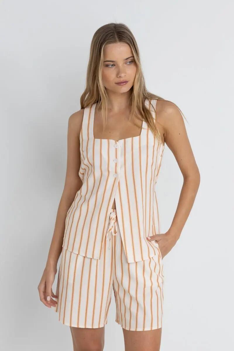 Tide Stripe Long - Veste Femme 2/6