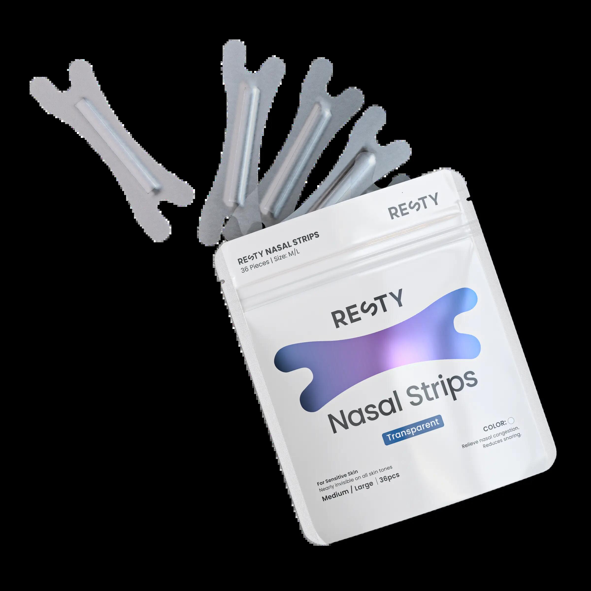 Cerotti nasali running 36 pezzi Transparent 1/8