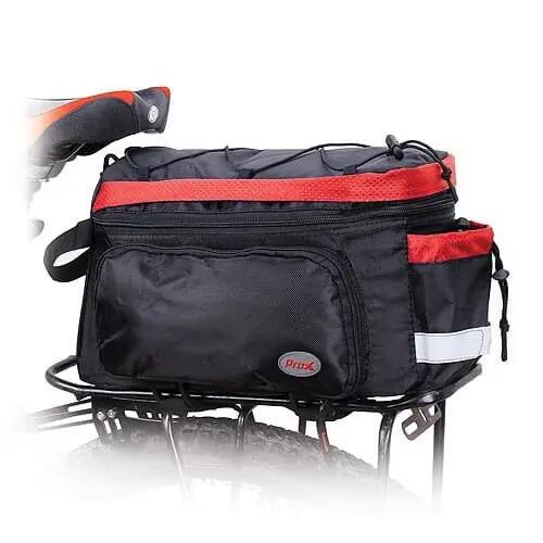 Sakwa rowerowa ProX Dakota 035 na bagażnik 15 l czarno-czerwona 7/7