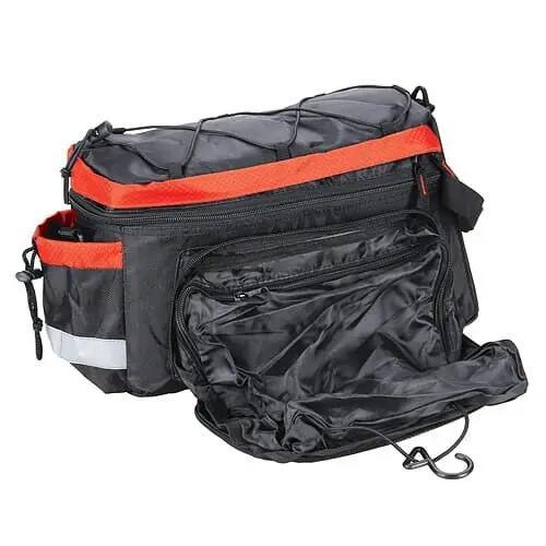 Sakwa rowerowa ProX Dakota 035 na bagażnik 15 l czarno-czerwona 6/7