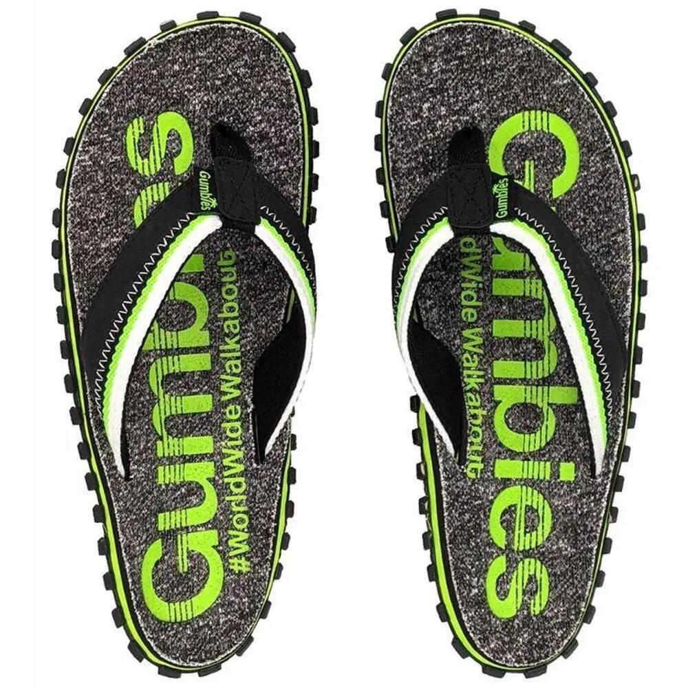 Chancletas Cairns para Hombre Negro 3/4