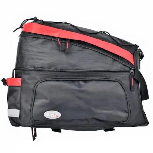 Sakwa rowerowa ProX Dakota 035 na bagażnik 15 l czarno-czerwona 5/7