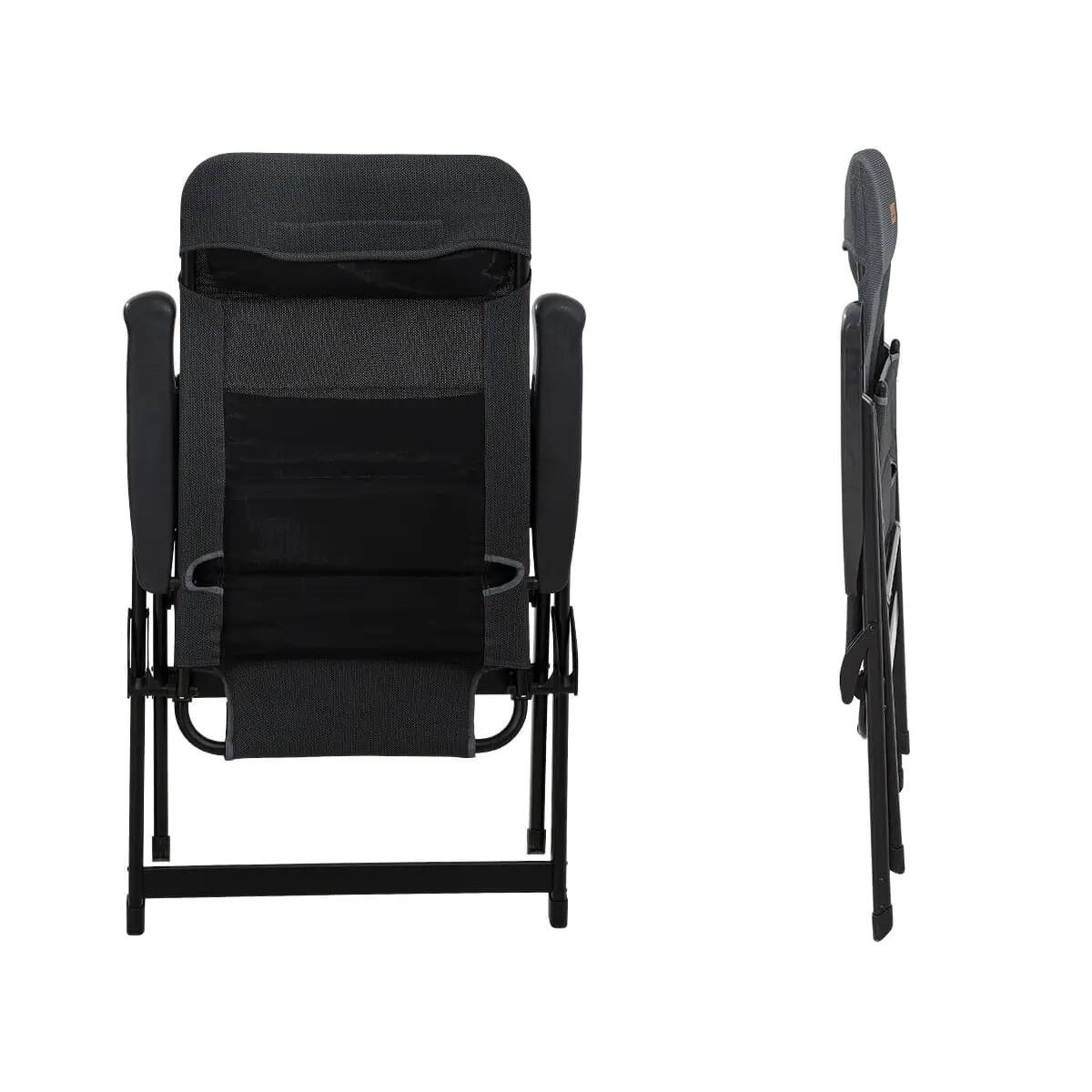 Lot de 2 fauteuils de camping Lepola XL - aluminium - pliant - dossier réglable 7/10