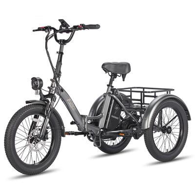 Elektrische cargo driewieler fafrees f20 mate, 48v 20ah accu, 20" banden