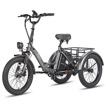 Tricycle électrique cargo FAFREES F20 Mate, batterie 48V 20Ah, pneus 20