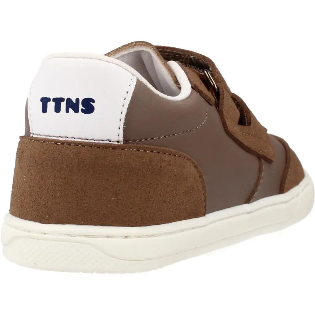 Buty TITANITOS L600 BENISSA DEPORTIVO TIRA ADHESIVA Brązowy 3/5