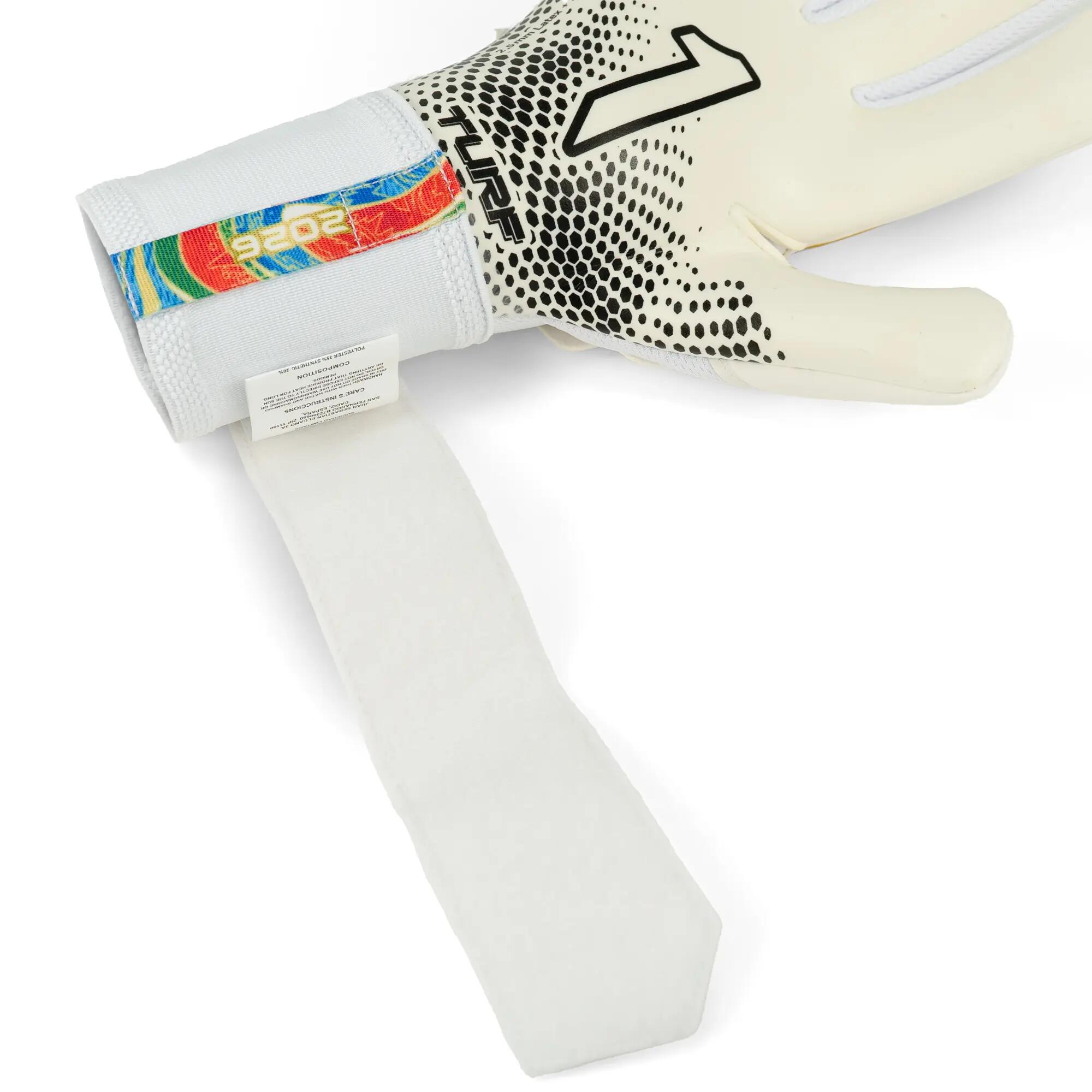Guantes portero Fútbol Rinat Infantil Asimetrik Spine Turf Césped artificial 5/6