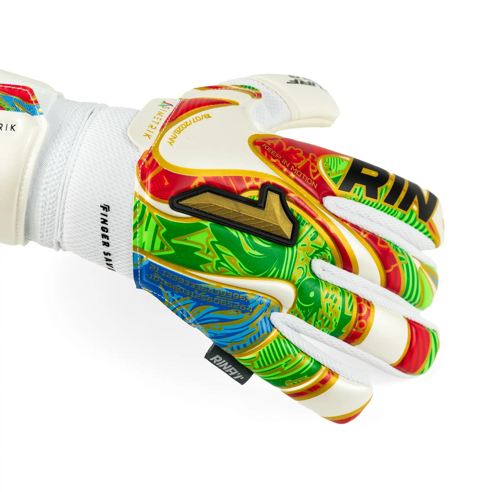 Guantes portero Fútbol Rinat Infantil Asimetrik Spine Turf Césped artificial 2/6