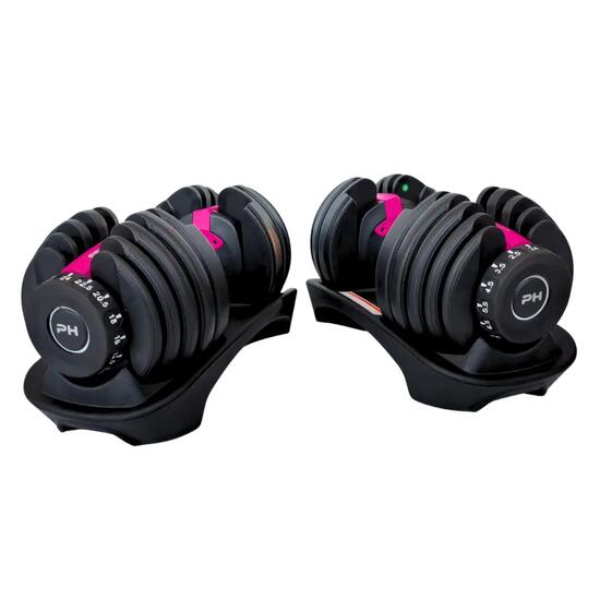 Verstelbare dumbbells Smart 2 × 24 kg