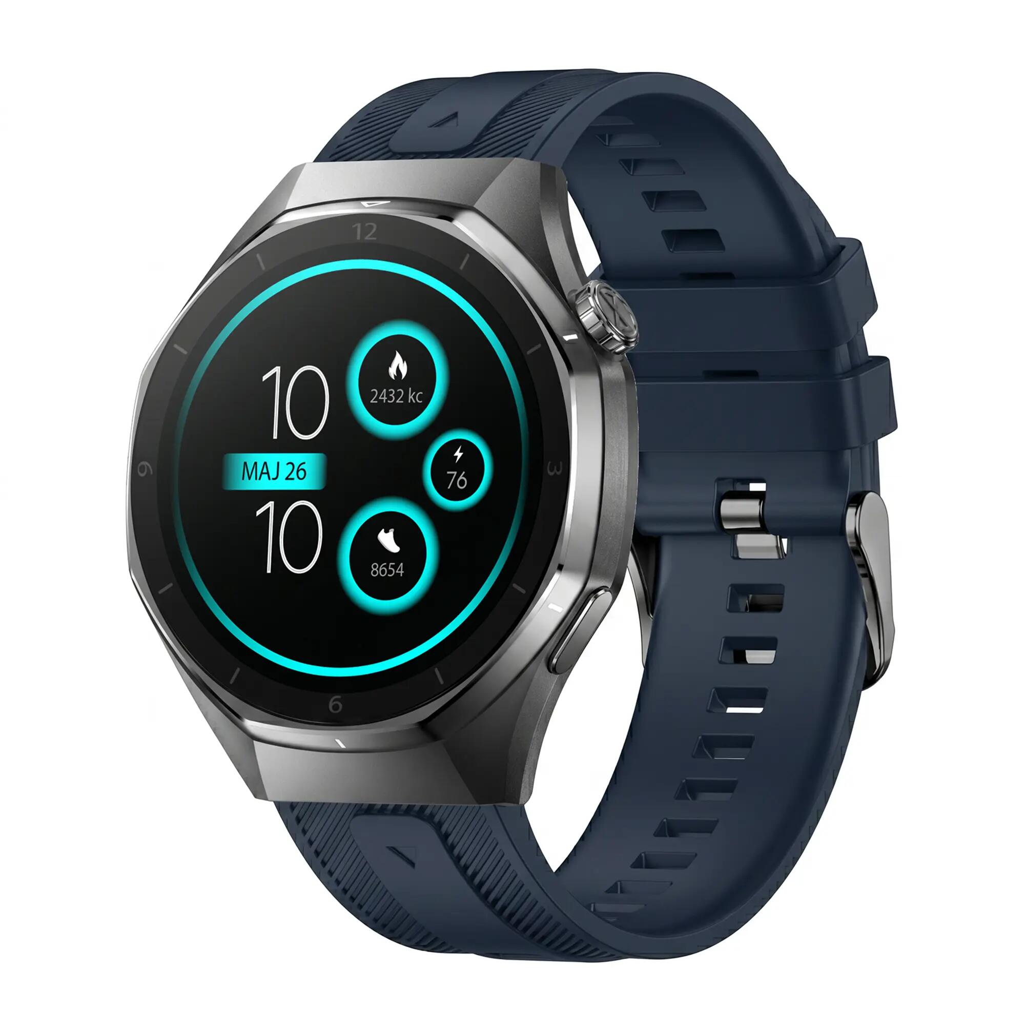 Smartwatch Forever SW-720 zBase Bluetooth 5.3 AMOLED IP68 Blu navy 9/15