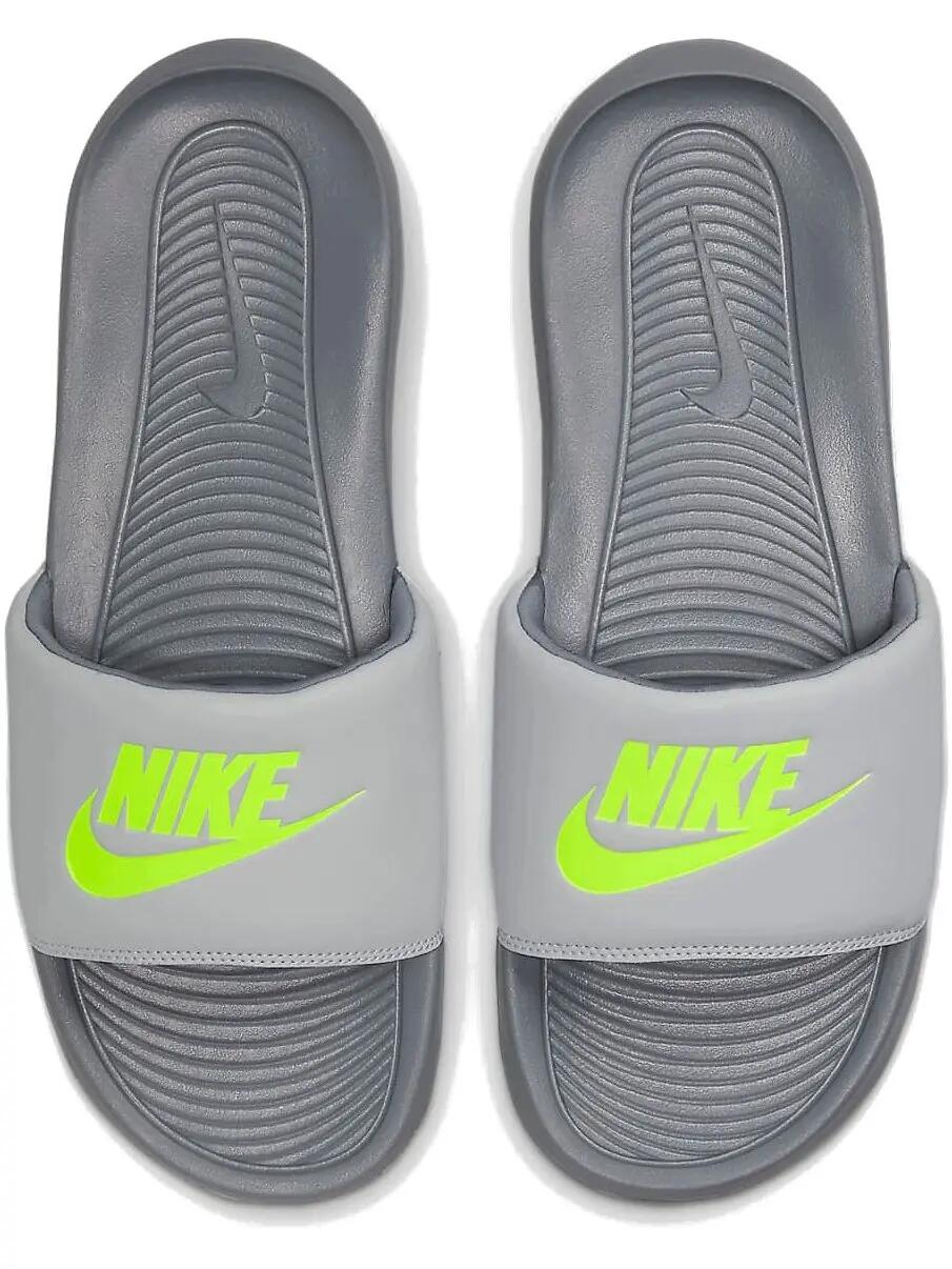 Klapki Sportowe Nike Victori one Szaro Seledynowe Basen Wakacje 2/5
