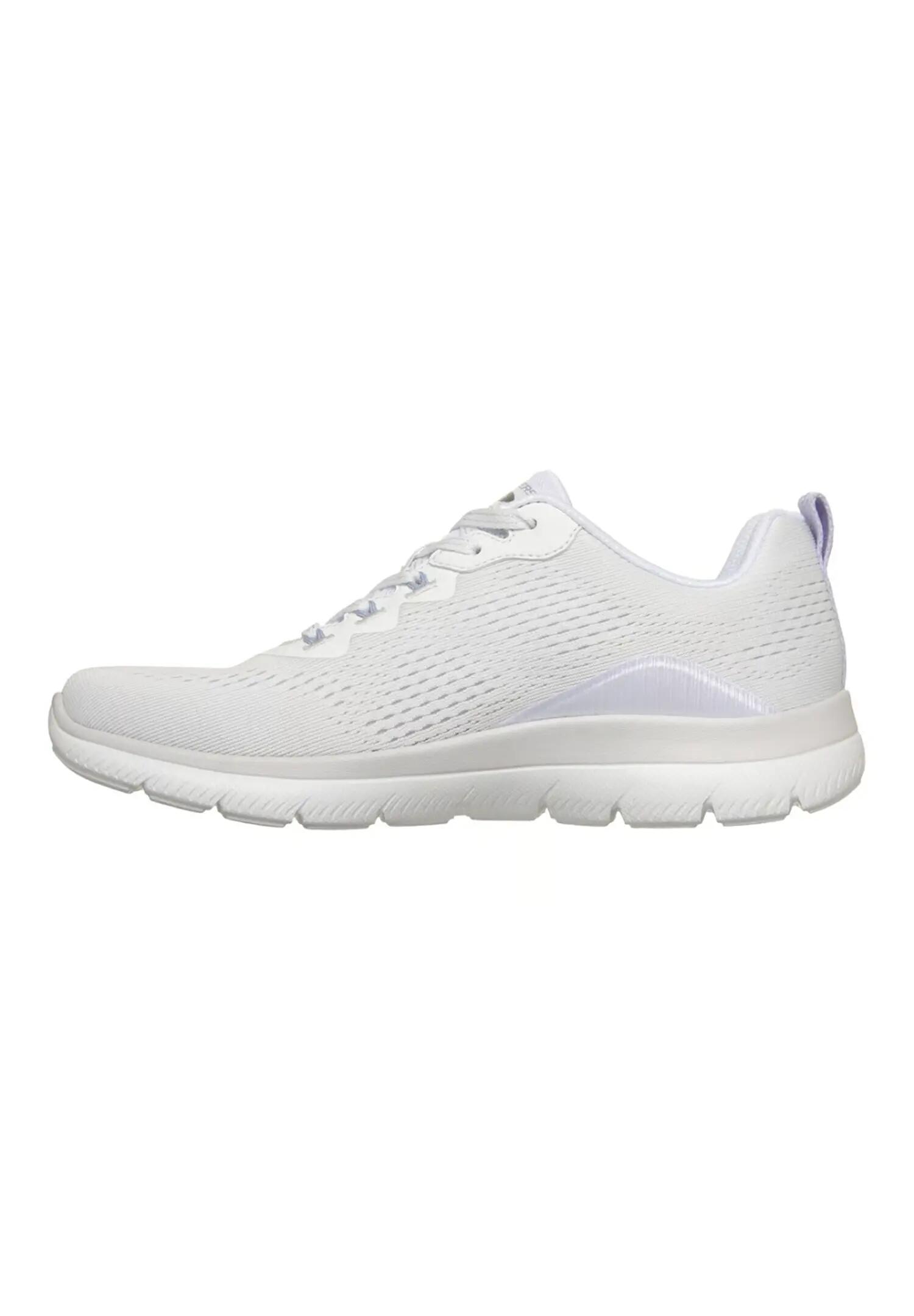 Skechers Damen Arch Fit Summits Daily Flow Sneaker White Lavender 4/4