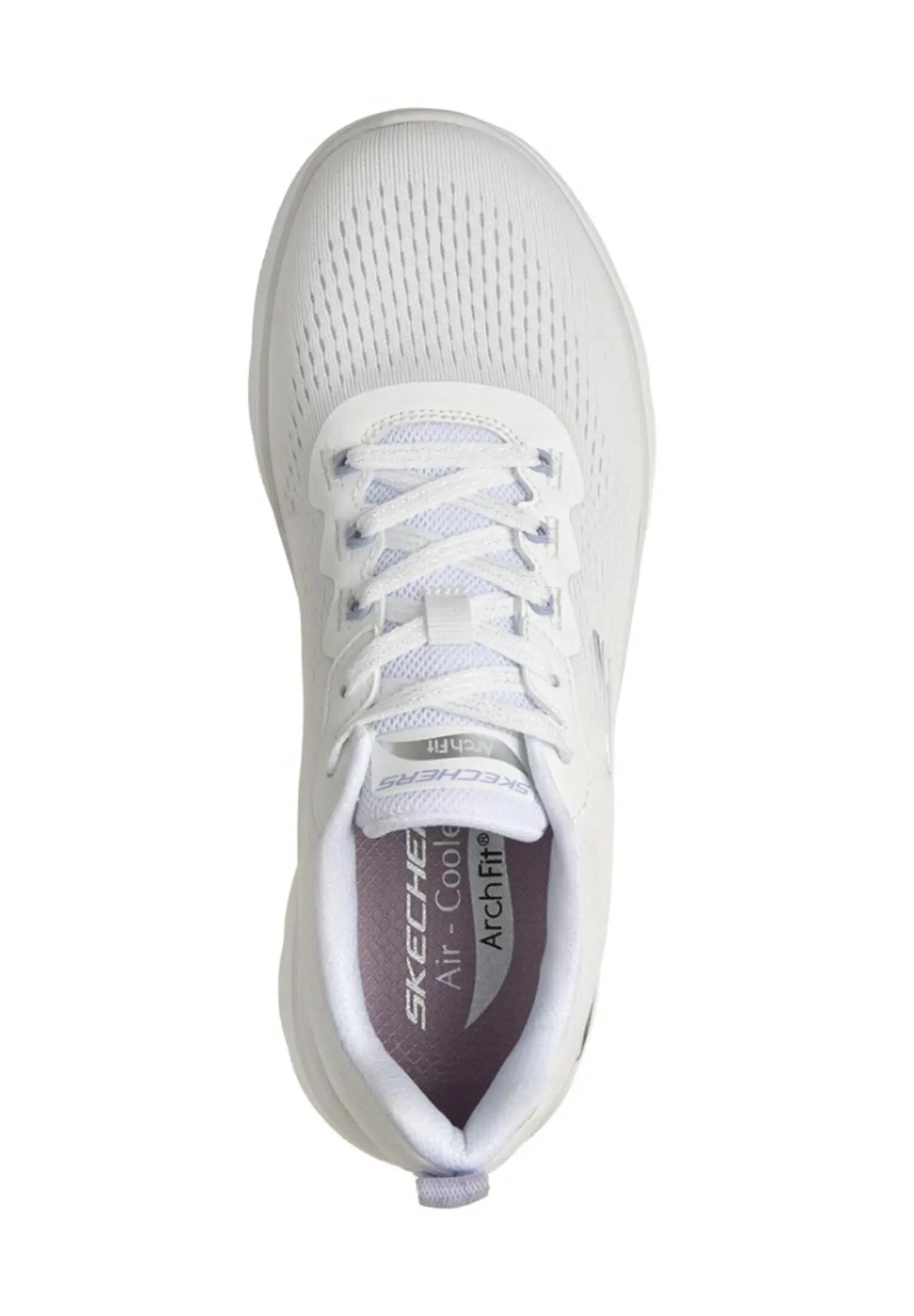 Skechers Damen Arch Fit Summits Daily Flow Sneaker White Lavender 2/4
