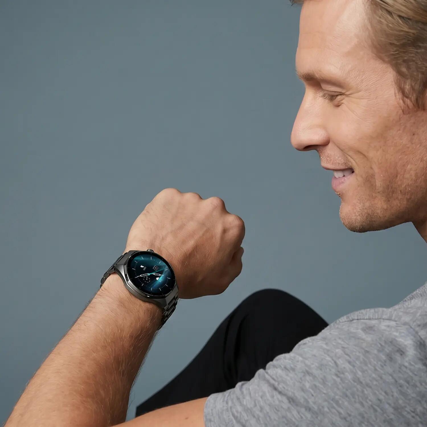 Smartwatch Forever SW-720 zBase Bluetooth 5.3 AMOLED IP68 Blu navy 5/15