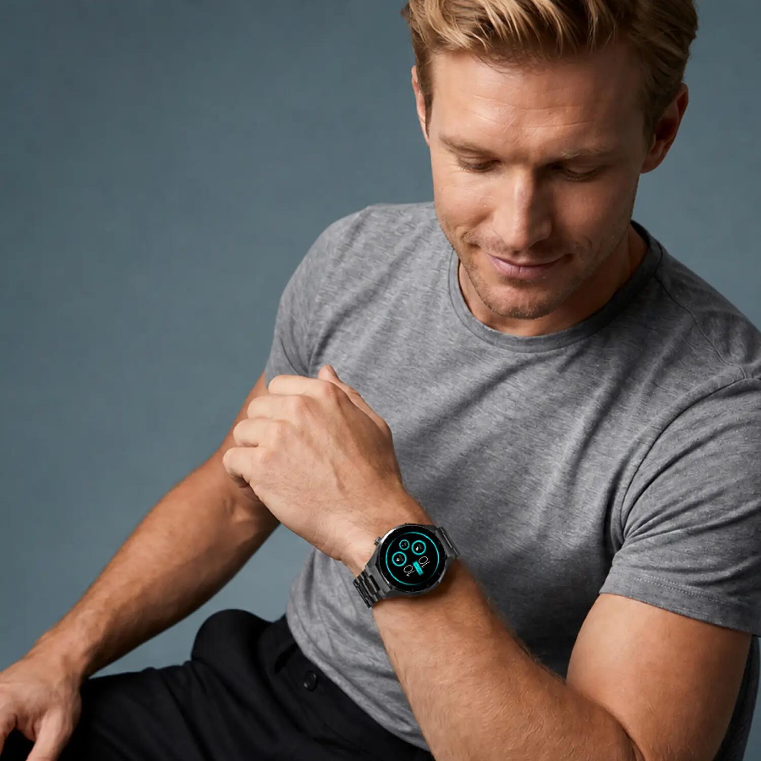 Smartwatch Forever SW-720 zBase Bluetooth 5.3 AMOLED IP68 Blu navy 4/15