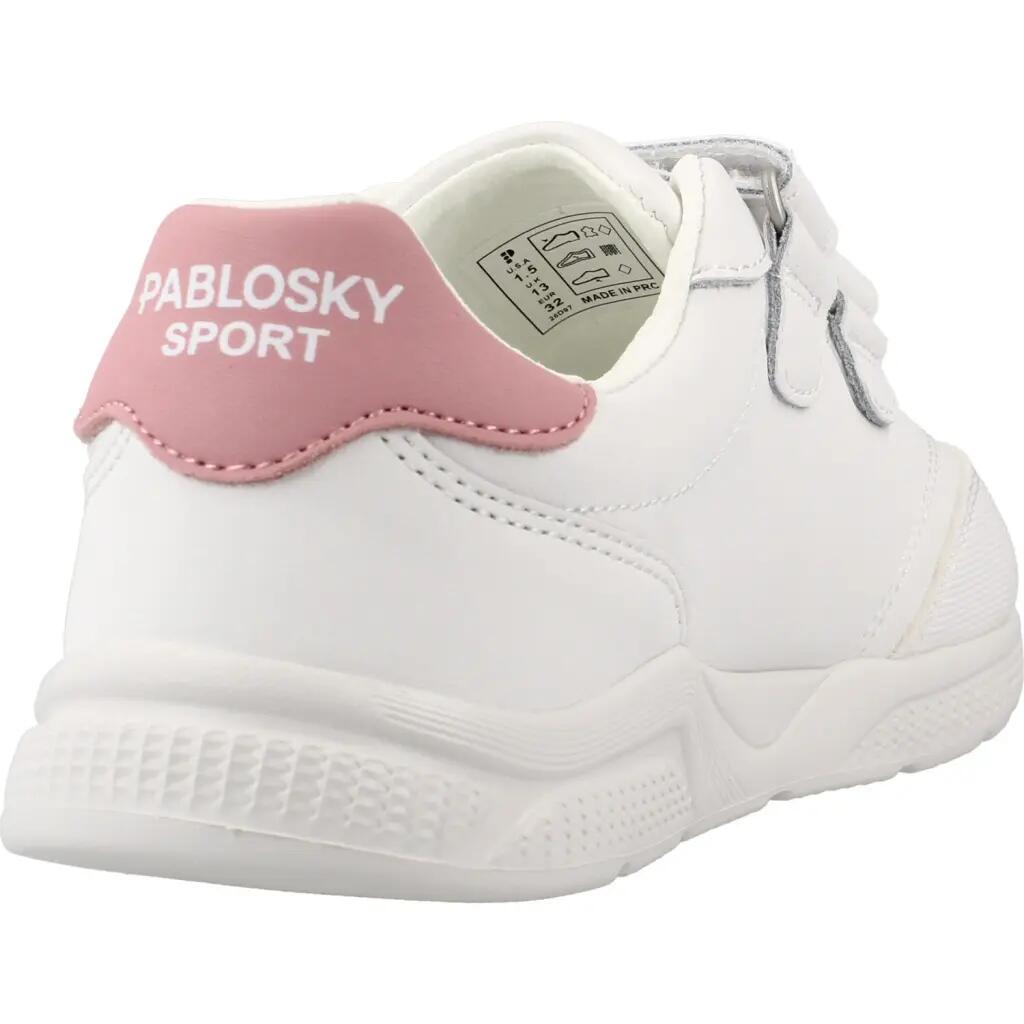 Buty PABLOSKY 903907P DEPORTIVO CINTA ADHESIVA Biały 3/5