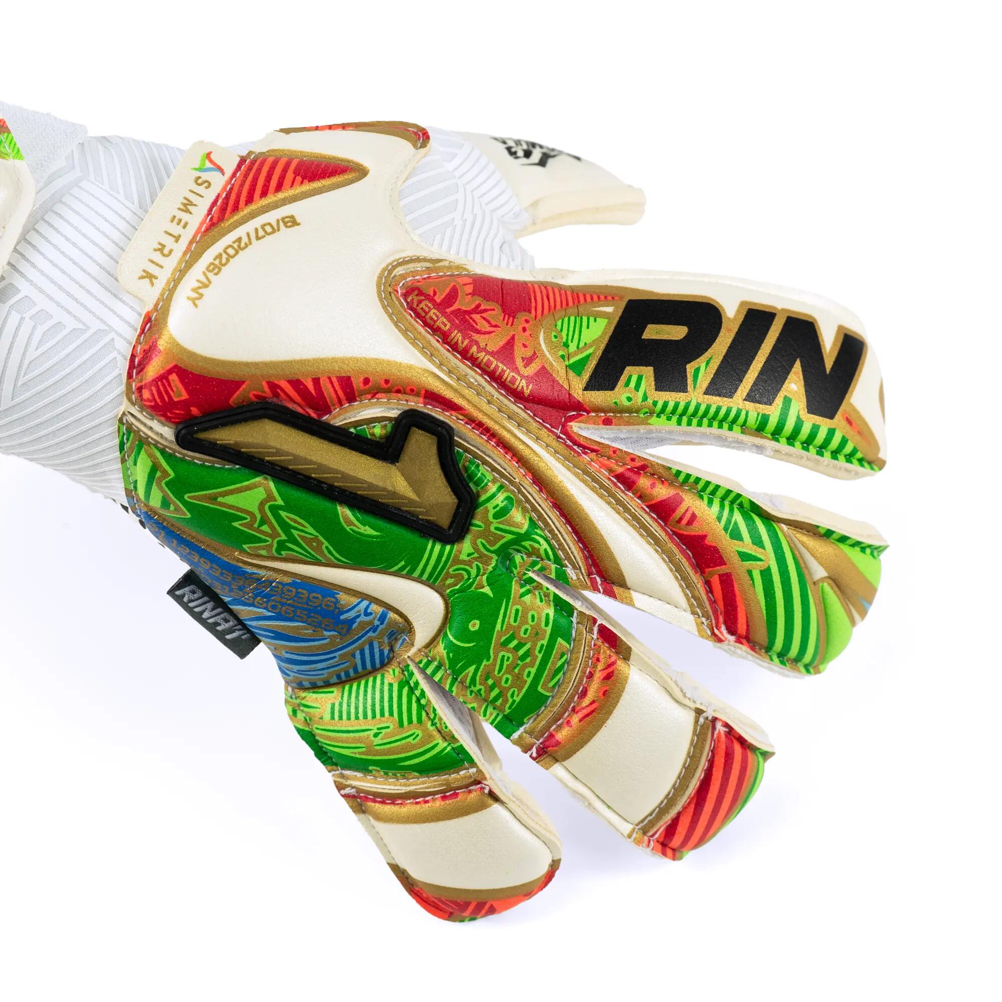 Torwarthandschuhe Fußball Rinat Erwachsene Asimetrik Pro Naturrasen 2/6