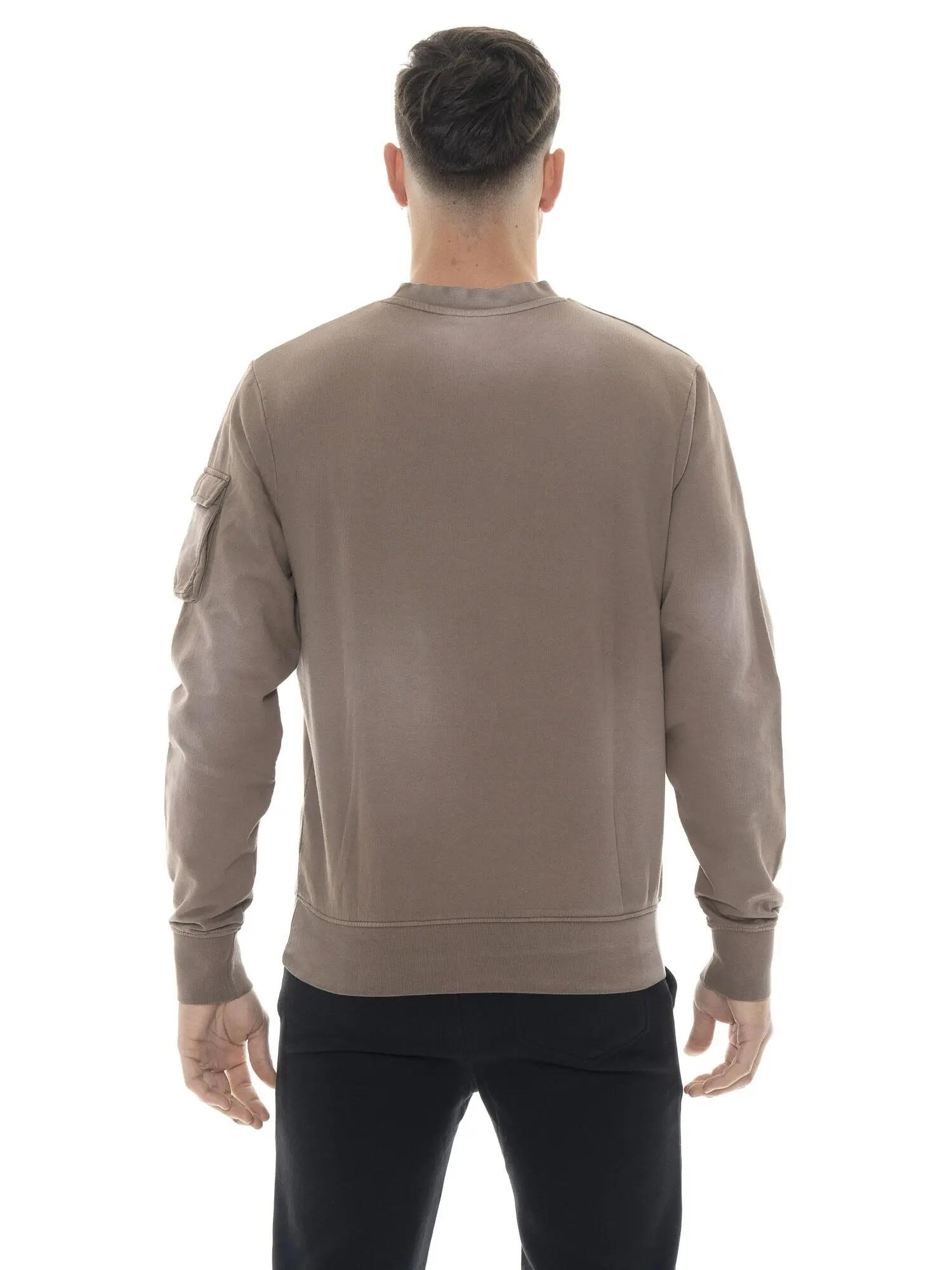 Moletom masculino de inverno com gola redonda e estampa Leone 1947 Vintage Dept. 5/6