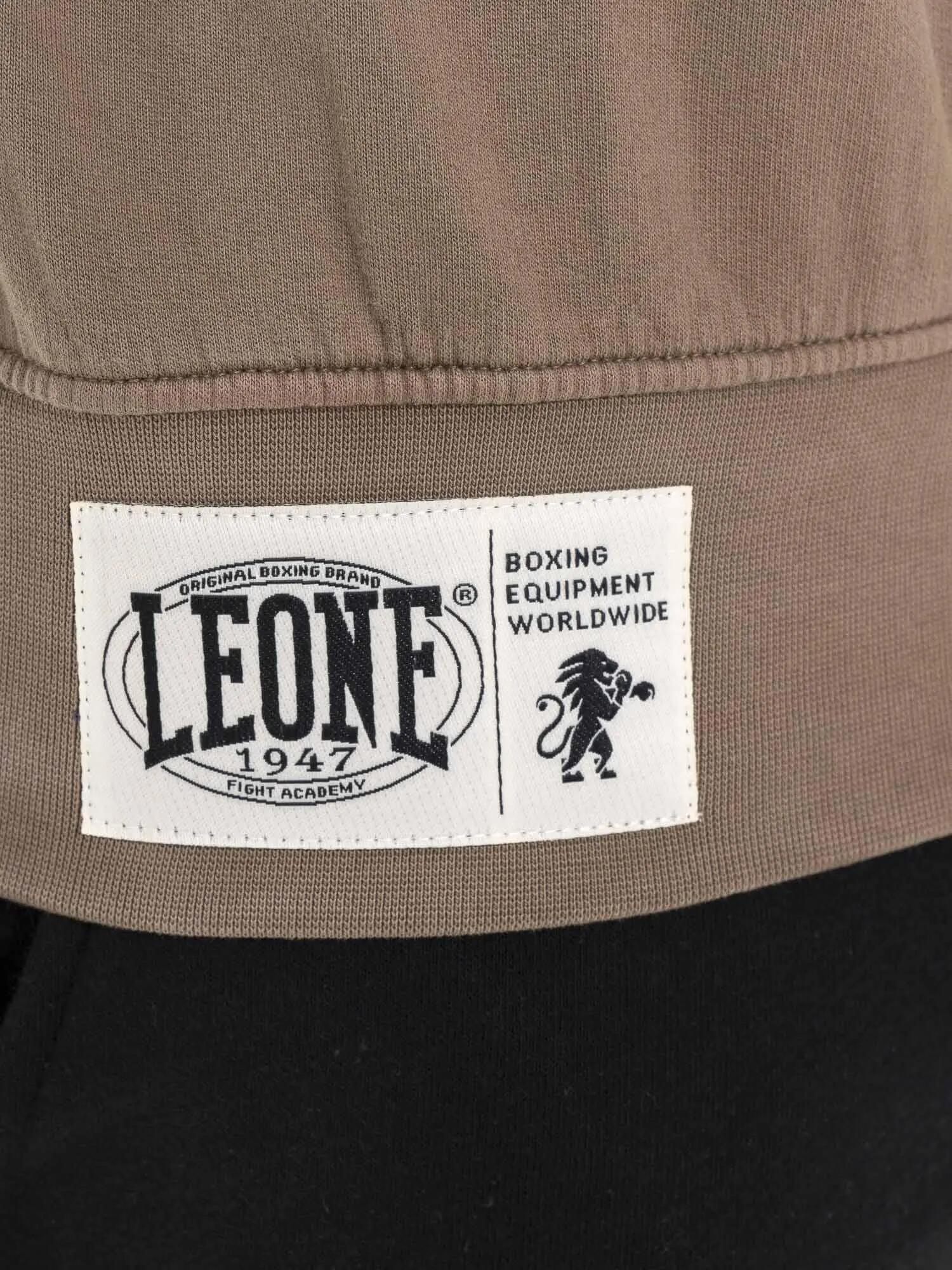 Moletom masculino de inverno com gola redonda e estampa Leone 1947 Vintage Dept. 4/6