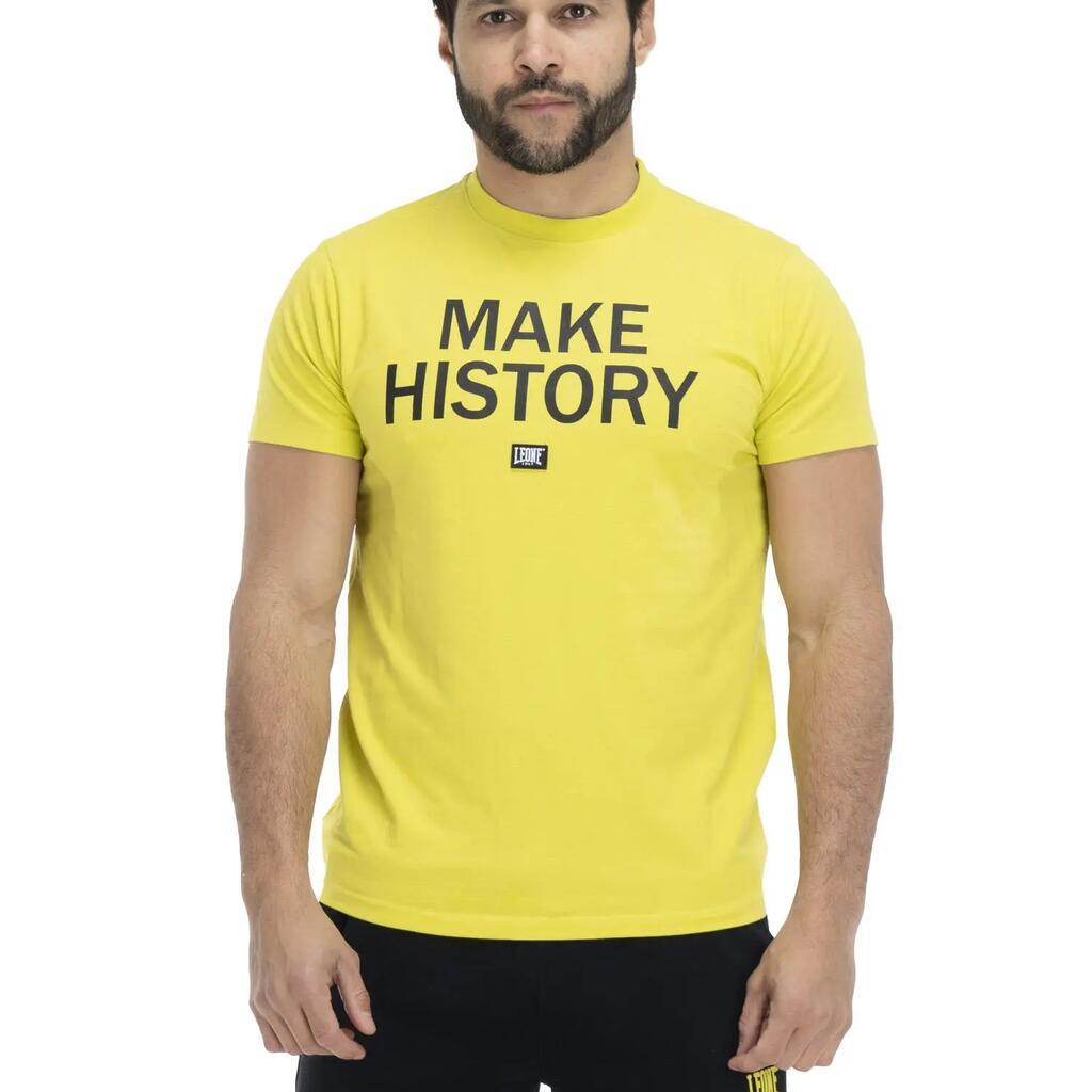 Make History Welcome Back print men's t-shirt