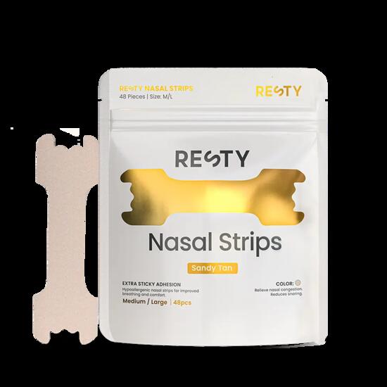 Tiras nasales running 48 unidades Sandy Tan color piel