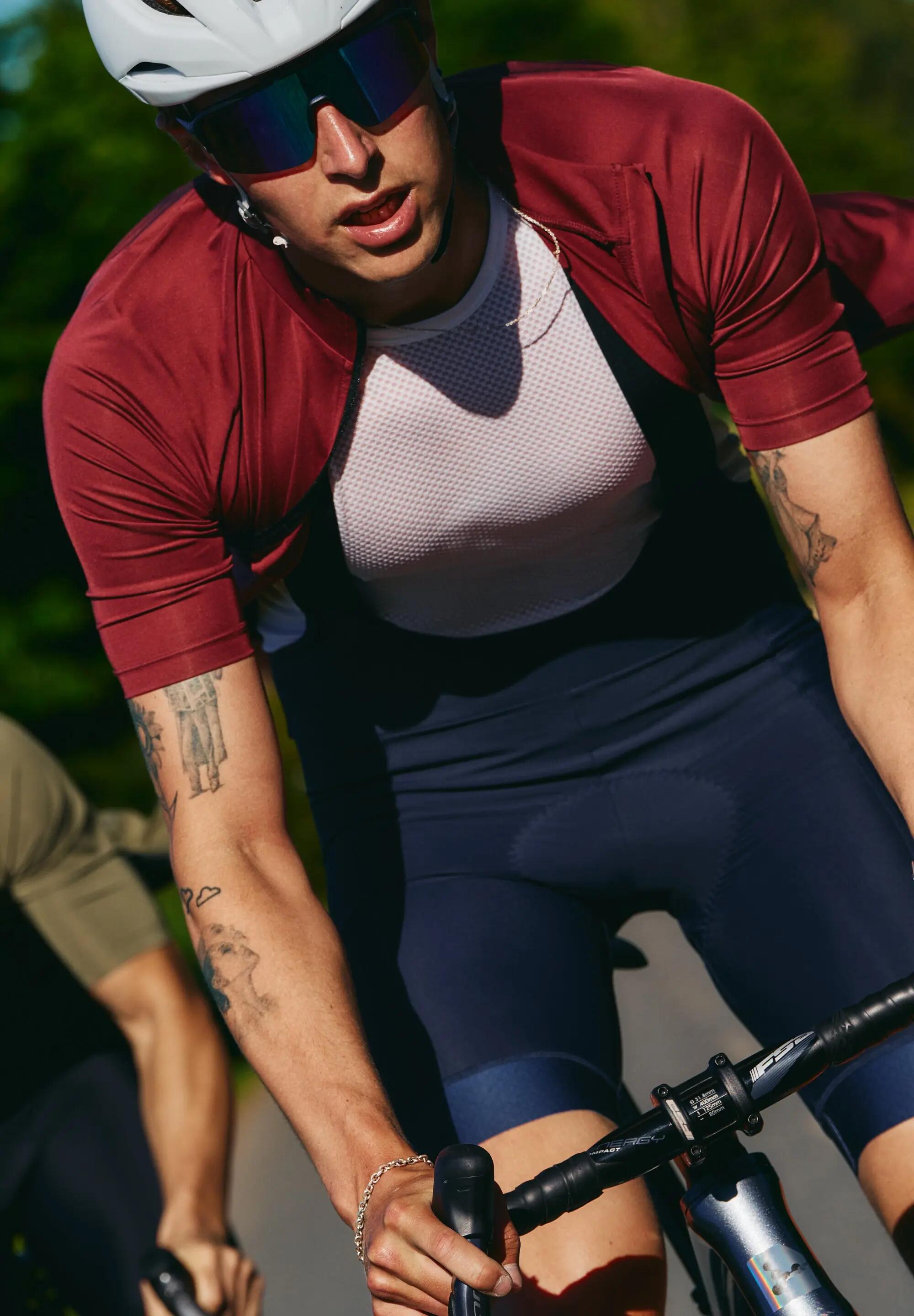 Sous-vêtement cyclisme mesh sans manches homme 2e peau polyester recyclé 2 pcs 6/6