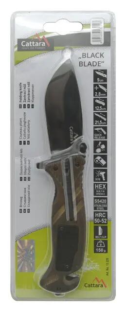 Scyzoryk Cattara Black Blade z krzesiwem 8/8