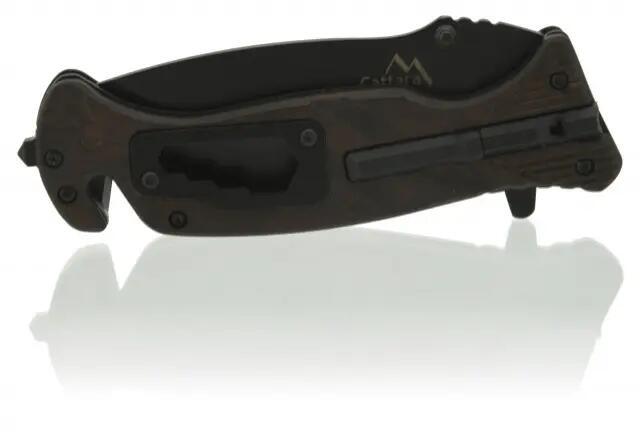Scyzoryk Cattara Black Blade z krzesiwem 4/8