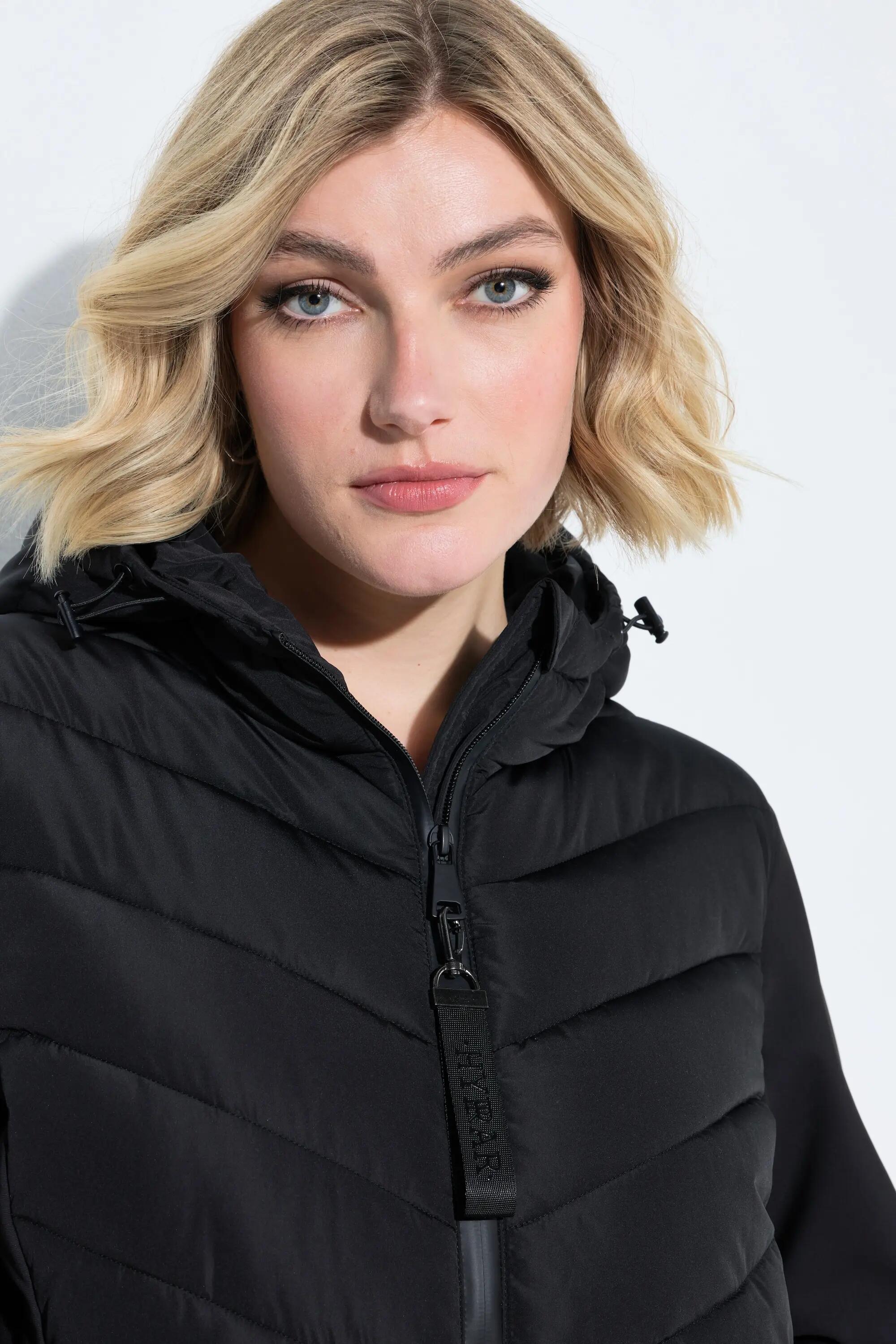 Femme Veste hybride HYPRAR mélange de matières col montant et capuche 2/5