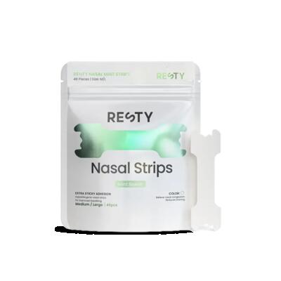 Neusstrips voor hardlopen en slaap 48 stuks minty mintgeur