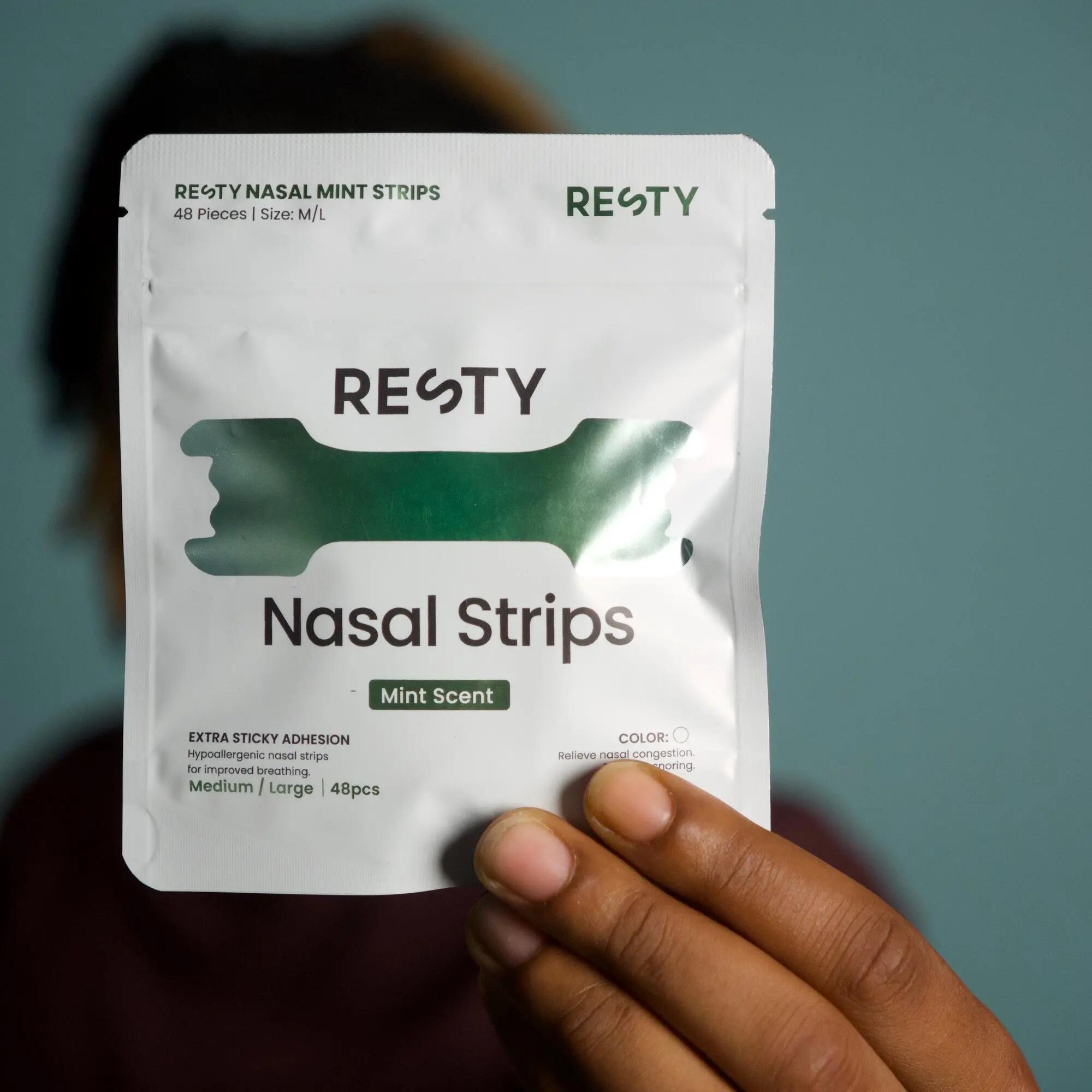 Cerotti nasali running 48 pezzi Minty aroma menta 3/7